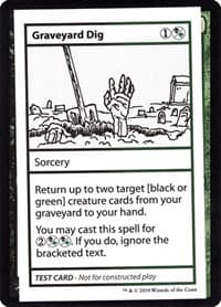 Graveyard Dig (No PW Symbol) - Mystery Booster: Convention Edition Exclusives - Magic: The Gathering card