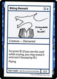 Biting Remark (No PW Symbol) - Mystery Booster: Convention Edition Exclusives - Magic: The Gathering card