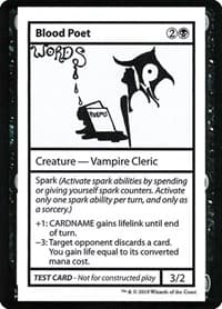 Blood Poet (No PW Symbol) - Mystery Booster: Convention Edition Exclusives - Magic: The Gathering card