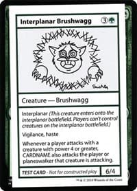 Interplanar Brushwagg (No PW Symbol) - Mystery Booster: Convention Edition Exclusives - Magic: The Gathering card