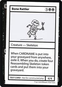 Bone Rattler (No PW Symbol) - Mystery Booster: Convention Edition Exclusives - Magic: The Gathering card