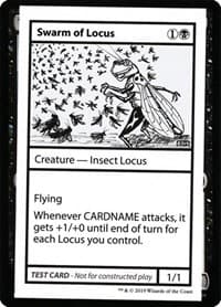 Swarm of Locus (No PW Symbol) - Mystery Booster: Convention Edition Exclusives - Magic: The Gathering card