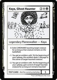 Kaya, Ghost Haunter (No PW Symbol) - Mystery Booster: Convention Edition Exclusives - Magic: The Gathering card