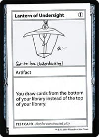 Lantern of Undersight (No PW Symbol) - Mystery Booster: Convention Edition Exclusives - Magic: The Gathering card