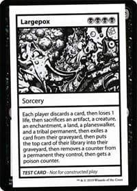 Largepox (No PW Symbol) - Mystery Booster: Convention Edition Exclusives - Magic: The Gathering card