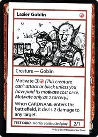 Lazier Goblin (No PW Symbol) - Mystery Booster: Convention Edition Exclusives - Magic: The Gathering card
