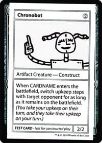 Chronobot (No PW Symbol) - Mystery Booster: Convention Edition Exclusives - Magic: The Gathering card