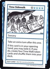 Time Sidewalk (No PW Symbol) - Mystery Booster: Convention Edition Exclusives - Magic: The Gathering card