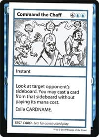 Command the Chaff (No PW Symbol) - Mystery Booster: Convention Edition Exclusives - Magic: The Gathering card