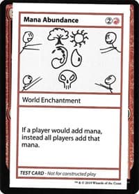 Mana Abundance (No PW Symbol) - Mystery Booster: Convention Edition Exclusives - Magic: The Gathering card