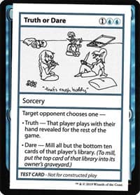 Truth or Dare (No PW Symbol) - Mystery Booster: Convention Edition Exclusives - Magic: The Gathering card
