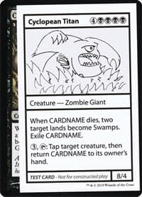 Cyclopean Titan (No PW Symbol) - Mystery Booster: Convention Edition Exclusives - Magic: The Gathering card