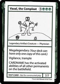 Vazal, the Compleat (No PW Symbol) - Mystery Booster: Convention Edition Exclusives - Magic: The Gathering card