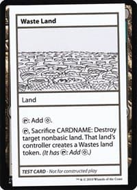 Waste Land (No PW Symbol) - Mystery Booster: Convention Edition Exclusives - Magic: The Gathering card