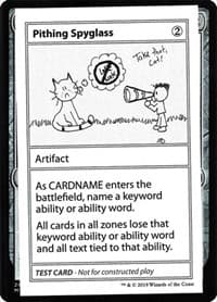 Pithing Spyglass (No PW Symbol) - Mystery Booster: Convention Edition Exclusives - Magic: The Gathering card