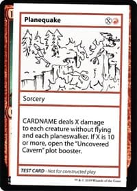 Planequake (No PW Symbol) - Mystery Booster: Convention Edition Exclusives - Magic: The Gathering card