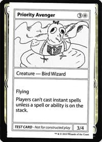 Priority Avenger (No PW Symbol) - Mystery Booster: Convention Edition Exclusives - Magic: The Gathering card