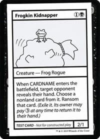 Frogkin Kidnapper (No PW Symbol) - Mystery Booster: Convention Edition Exclusives - Magic: The Gathering card
