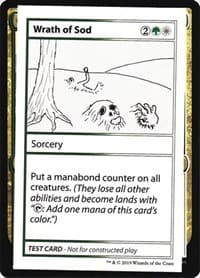 Wrath of Sod (No PW Symbol) - Mystery Booster: Convention Edition Exclusives - Magic: The Gathering card