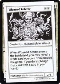 Wizened Arbiter (No PW Symbol) - Mystery Booster: Convention Edition Exclusives - Magic: The Gathering card
