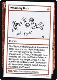 Whammy Burn (No PW Symbol) - Mystery Booster: Convention Edition Exclusives - Magic: The Gathering card