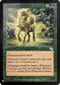 Phantom Centaur (Misprint) - The List Reprints - Magic: The Gathering card