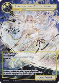 Avatar of the Will of Amadeus (Full Art) - The Seventh - Force of Will card