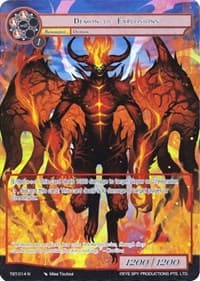 Demon of Explosions (Full Art) - The Seventh - Force of Will card