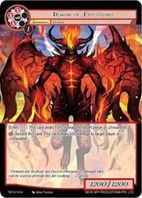 Demon of Explosions - The Seventh - Force of Will card