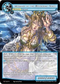 Mermaid of the Despairing Voice - The Seventh - Force of Will card