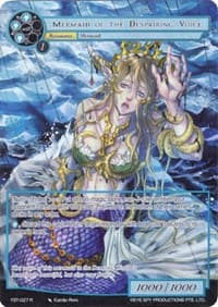Mermaid of the Despairing Voice (Full Art) - The Seventh - Force of Will card