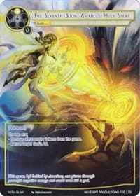 The Seventh Boon: Amadeus, Holy Spear (Full Art) - The Seventh - Force of Will card