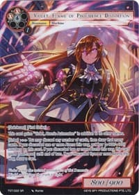 Violet, Flame of Providence Distortion (Full Art) - The Seventh - Force of Will card