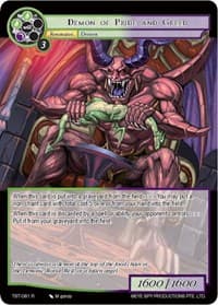 Demon of Pride and Greed - The Seventh - Force of Will card