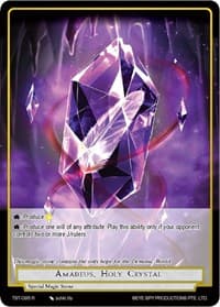 Amadeus, Holy Crystal - The Seventh - Force of Will card