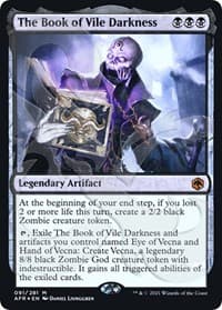 The Book of Vile Darkness - AFR Ampersand Promos - Magic: The Gathering card