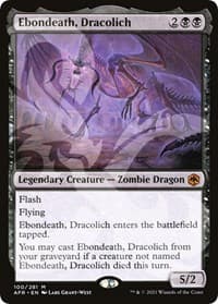 Ebondeath, Dracolich - AFR Ampersand Promos - Magic: The Gathering card