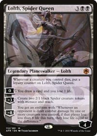 Lolth, Spider Queen - AFR Ampersand Promos - Magic: The Gathering card