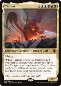Tiamat - AFR Ampersand Promos - Magic: The Gathering card
