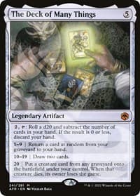 The Deck of Many Things - AFR Ampersand Promos - Magic: The Gathering card
