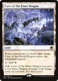 Cave of the Frost Dragon - AFR Ampersand Promos - Magic: The Gathering card