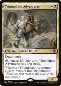 Triumphant Adventurer - AFR Ampersand Promos - Magic: The Gathering card