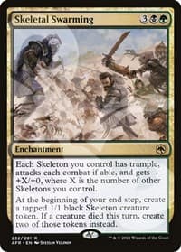 Skeletal Swarming - AFR Ampersand Promos - Magic: The Gathering card