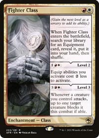 Fighter Class - AFR Ampersand Promos - Magic: The Gathering card