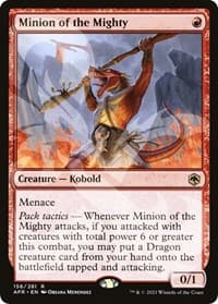Minion of the Mighty - AFR Ampersand Promos - Magic: The Gathering card