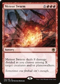 Meteor Swarm - AFR Ampersand Promos - Magic: The Gathering card