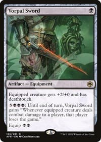 Vorpal Sword - AFR Ampersand Promos - Magic: The Gathering card