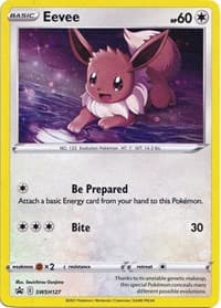 Eevee - SWSH127 - SWSH: Sword & Shield Promo Cards - Pokemon card