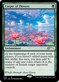 Carpet of Flowers - Secret Lair Drop Series - Magic: The Gathering card