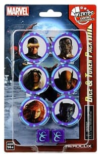 X-Men Rise and Fall Dice and Token Pack - X-Men Rise and Fall - Heroclix card
